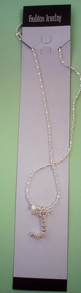 Chain necklace – "Monogramma Strass"