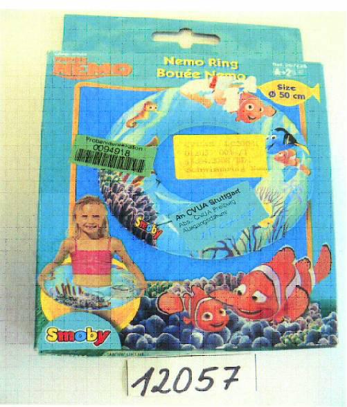 Inflatable swim ring – "Nemo Ring – Bouée Nemo"