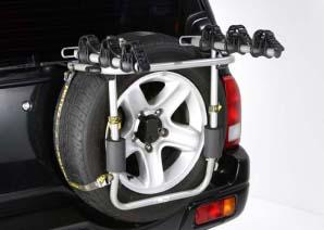 Rear bicycle rack