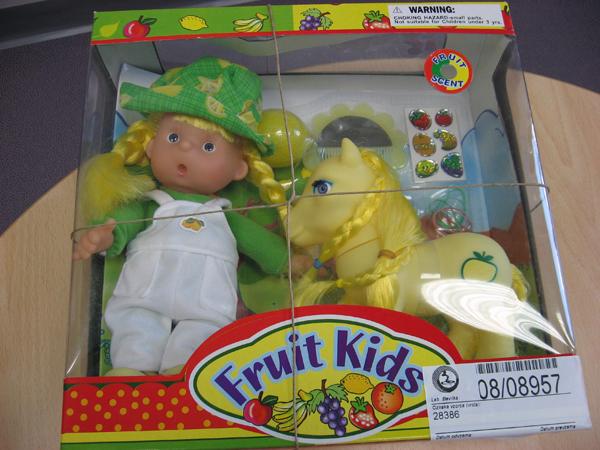 Doll with pony - Fruit Kids