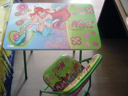 Folding table with a folding chair - Masa Sandalye Setti / Bloom