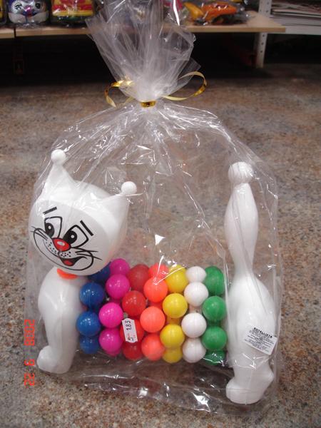 Folding toy cat