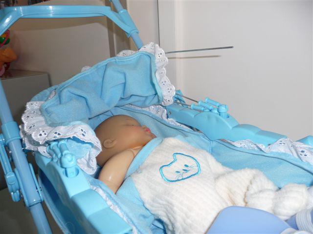 Toy pram - Toy pushchair with carry-cot and doll