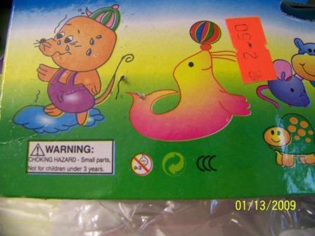 Set of squeaky toys β Safety toys