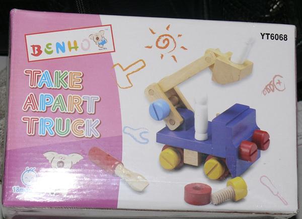 Wooden toys - "Take Apart Truck"