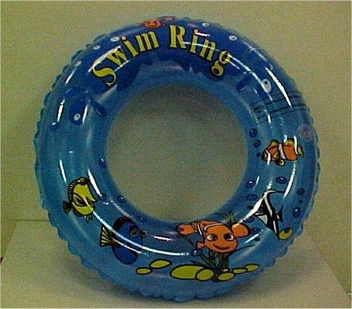 Inflatable swim ring