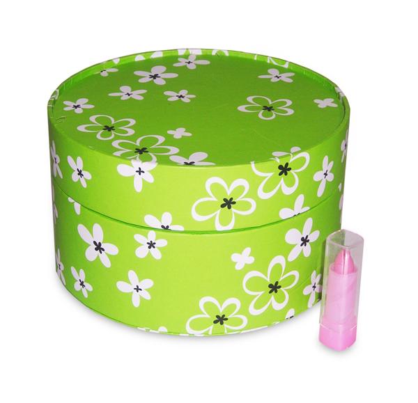 Make-up case - "Beauty Green Flowers"