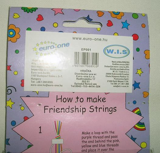 Plastic strings - Friendship Strings Best Friends