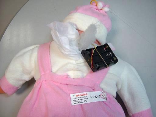 Battery-powered doll