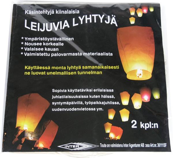Sky lantern - Leijuvia Lyhtyjä