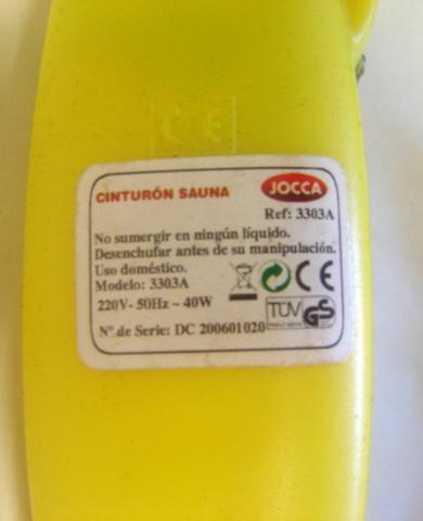 Sauna belt - Cinturon sauna