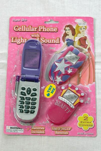 Toy mobile phone - Cellular phone with Light and Sound