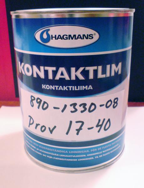 Glue - Contact adhesive – "Kontaktlim"