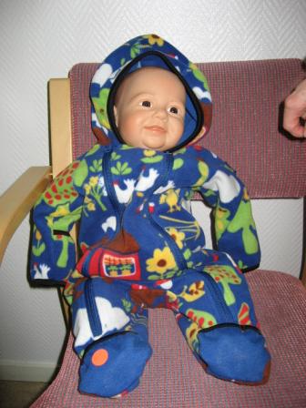 Baby windproof overall