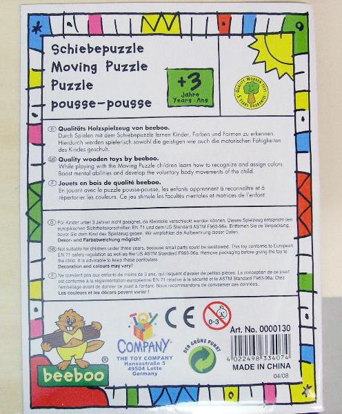 Moving puzzle