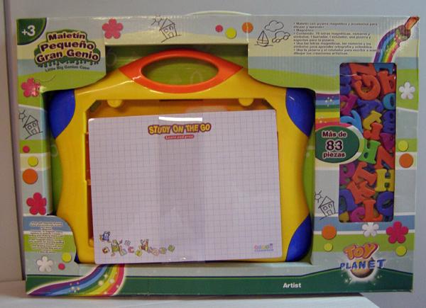 Magnetic board and letters - Little big genius case/ Study on the go