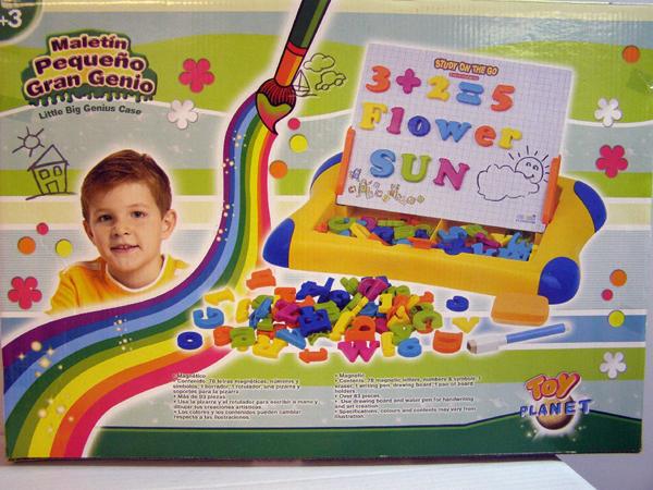 Magnetic board and letters - Little big genius case/ Study on the go