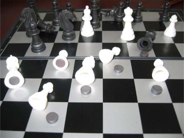 Magnetic toy - Chess set Intellect Game