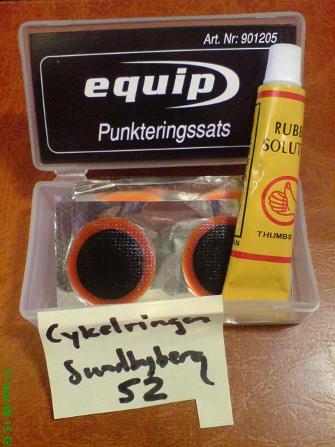 Bicycle repair kit - Equip Punkteringssats