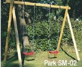 Swing set for domestic use