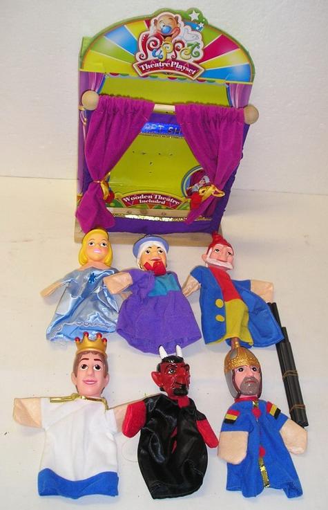 Wooden theatre playset