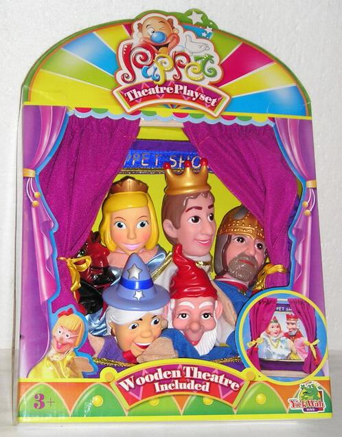 Wooden theatre playset