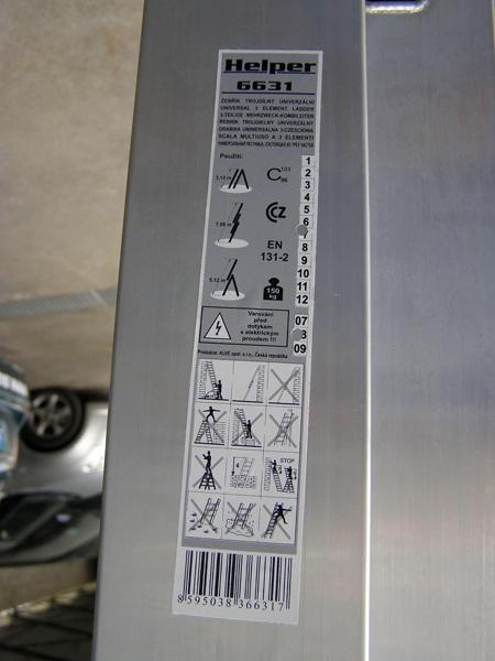 Ladders three-parts universal