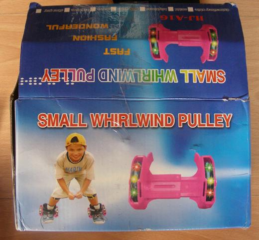 Kids illuminated roller-skates - Small whirlwind pulley