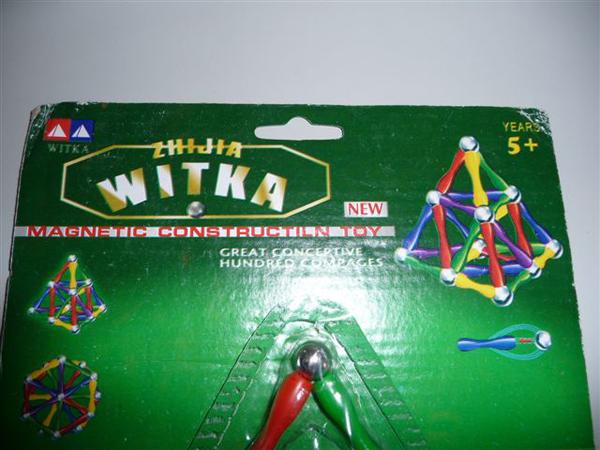 Magnetic educational toy – "Magnetic Constructiln Toy / Zhija"