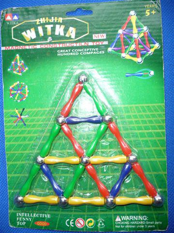 Magnetic educational toy – "Magnetic Constructiln Toy / Zhija"