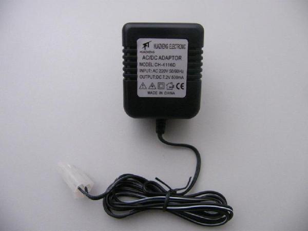 Adaptor for remote controlled boat ("Wavechopper") with battery charger