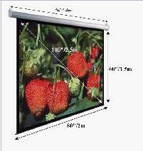 Motorised projector screen (100")