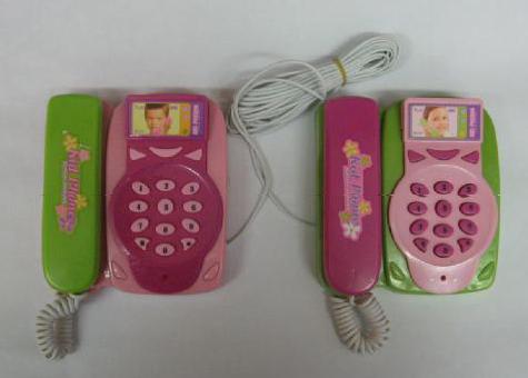 Toy telephones - Children’s plastic room phone