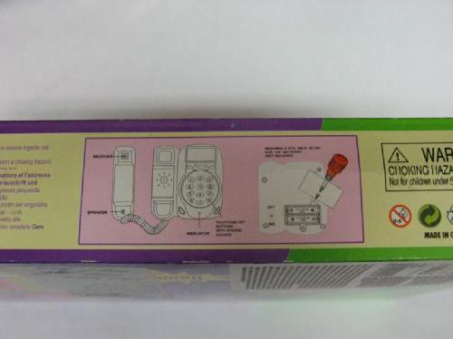 Toy telephones - Children’s plastic room phone