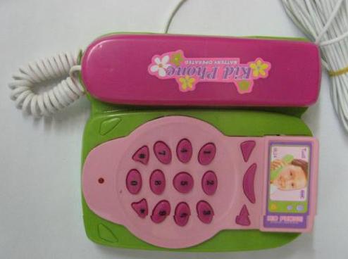 Toy telephones - Children’s plastic room phone
