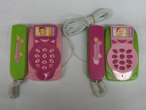 Toy telephones - Children’s plastic room phone