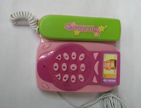 Toy telephones - Children’s plastic room phone