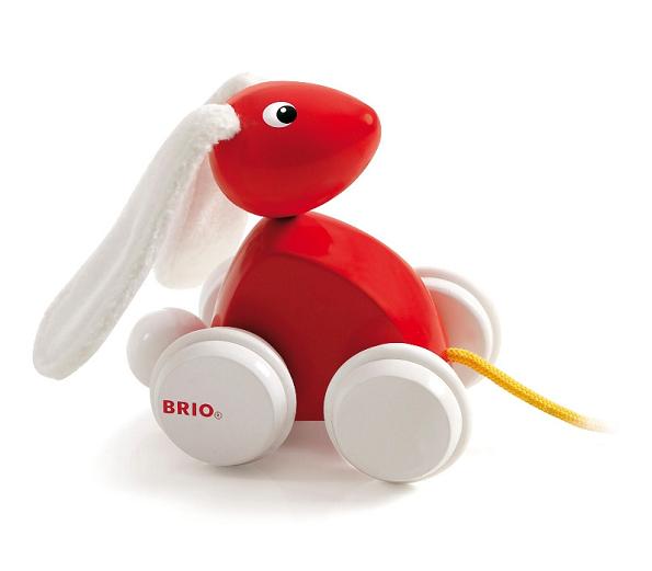 Pull-along toy bunny