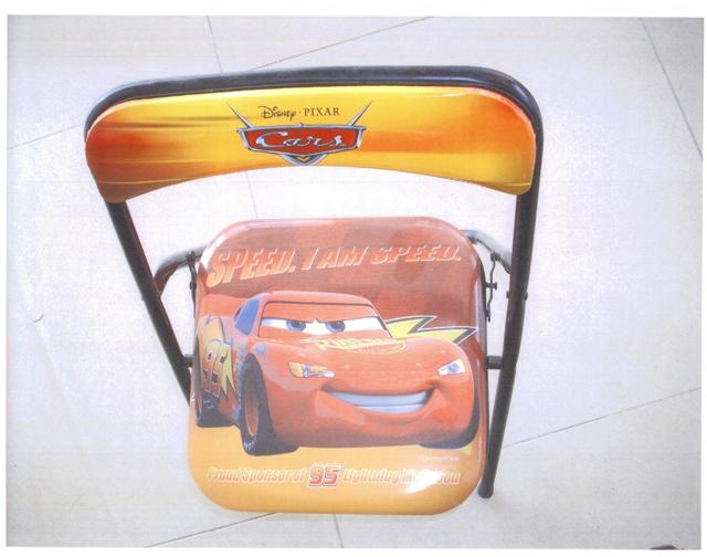 Children’s set of folding table and chair - Cars