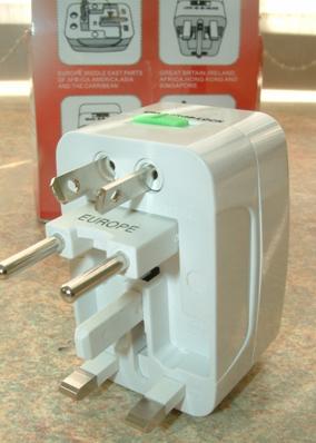 All-In-One international travel adaptor
