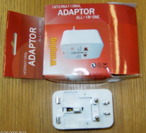 All-In-One international travel adaptor