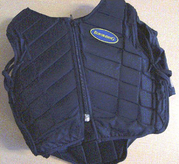 Horse-rider's protective waistcoat