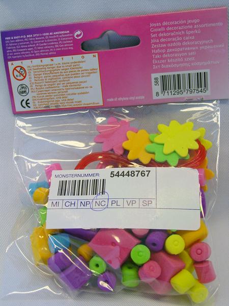 Toy jewellery decoration set