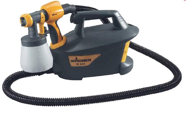 Spray gun, fine spray system