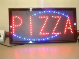 Illuminated shop sign