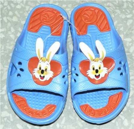 Children's rubber sandals