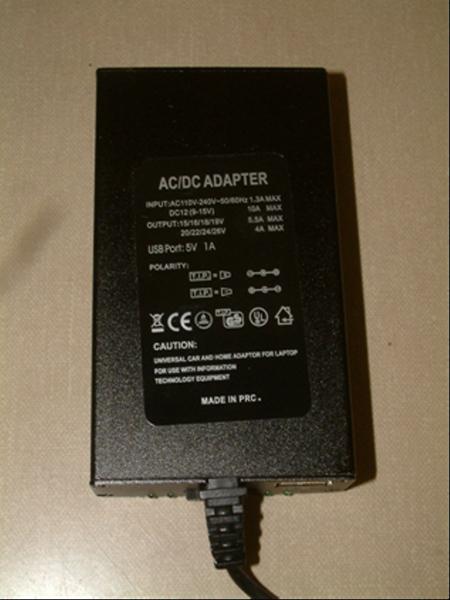 Universal laptop adaptor