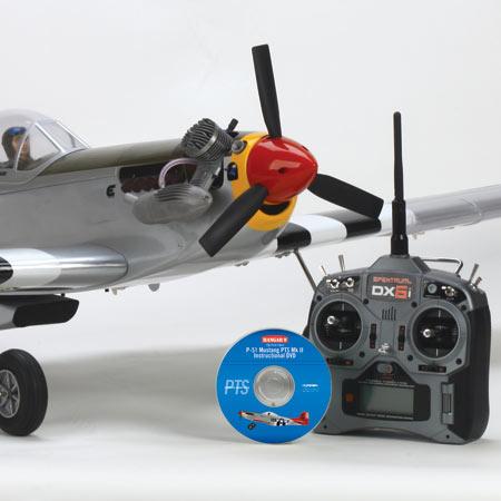 Radio transmitter for model aircraft
