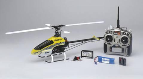 Radio transmitter for model aircraft