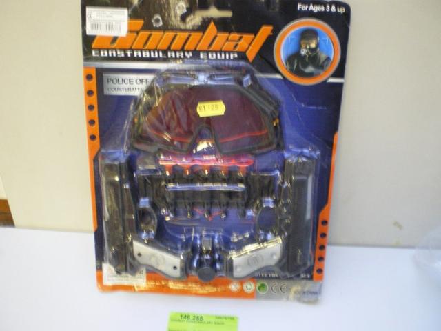 Toy police play set - Combat Constabulary Equip